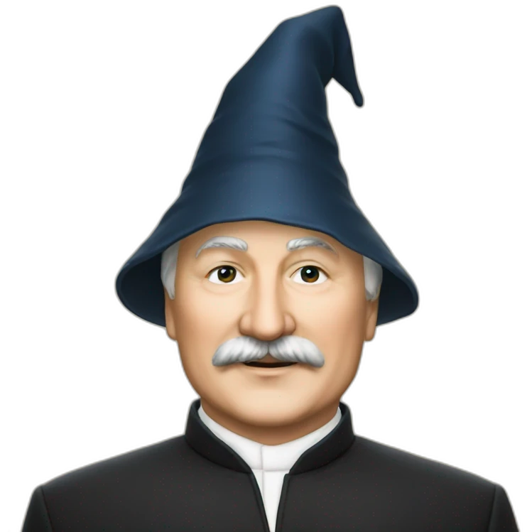 The emoji of President Lukashenko is a wizard emoji