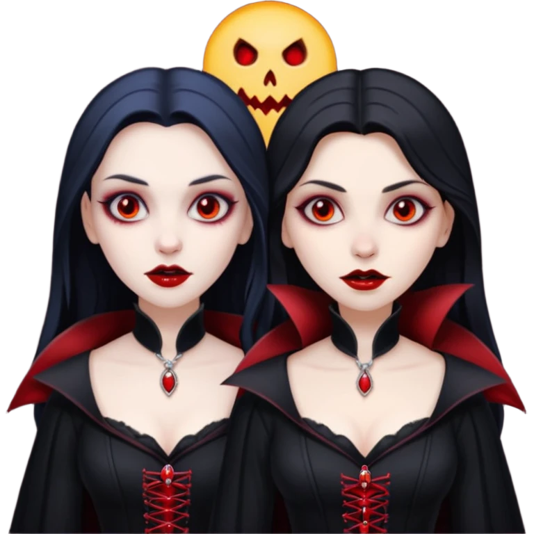 duas vampiras mulheres emoji