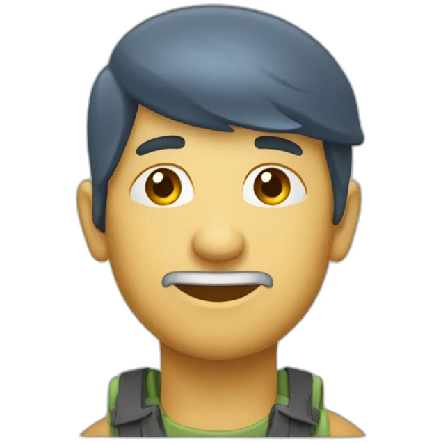 Étoile portant un calot sur la tête emoji