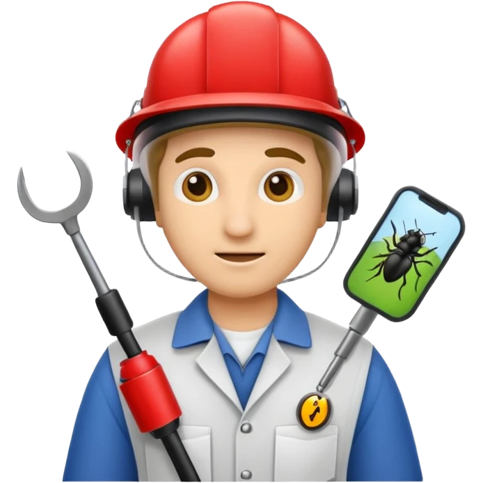 Pest control technician
 emoji