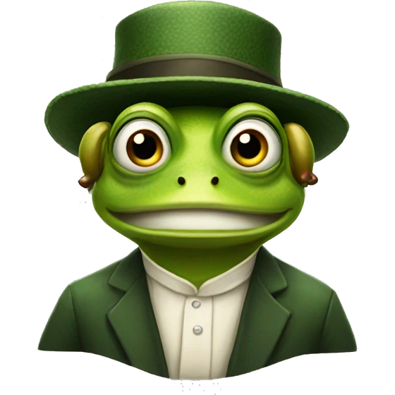 A Jewish frog emoji