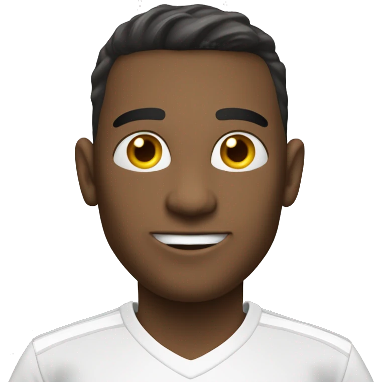 camiseta de futbol blanca emoji