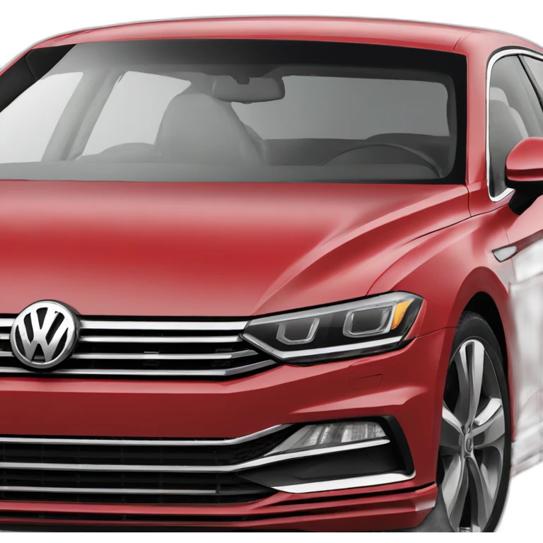 VW PASSAT red emoji