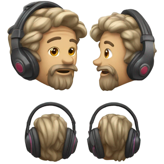 Criceto con le cuffie emoji