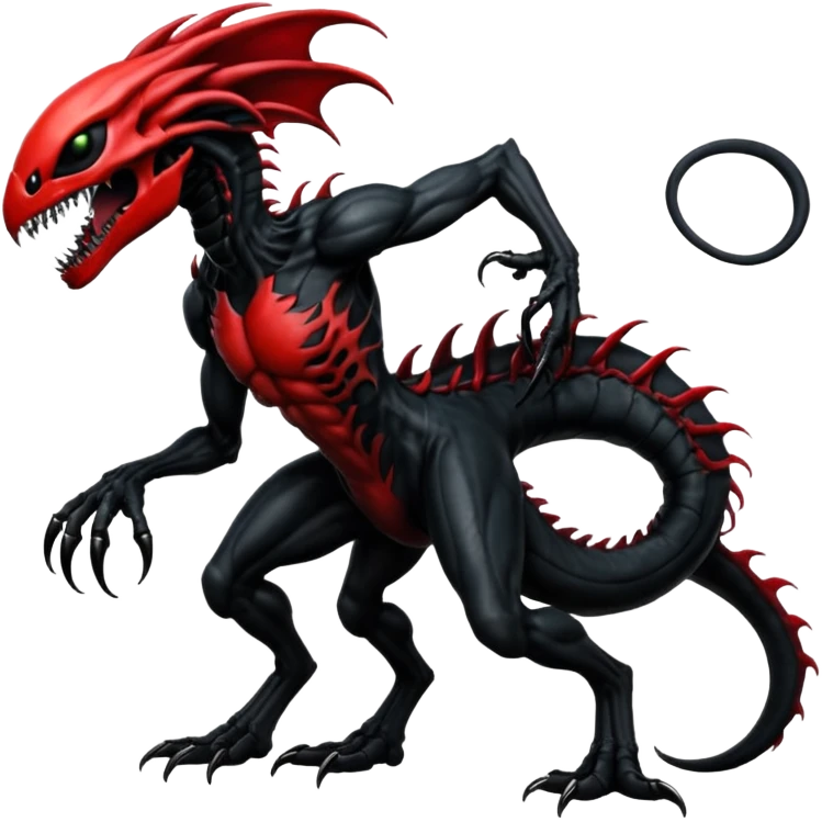  Venom-Yveltal-Darkrai-Xenomorph-hybrid-fantasy-creature (full body) emoji
