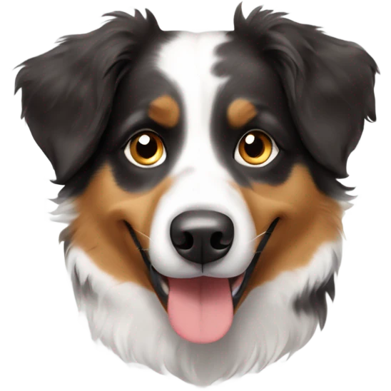 Cute Australian Shepherd emoji