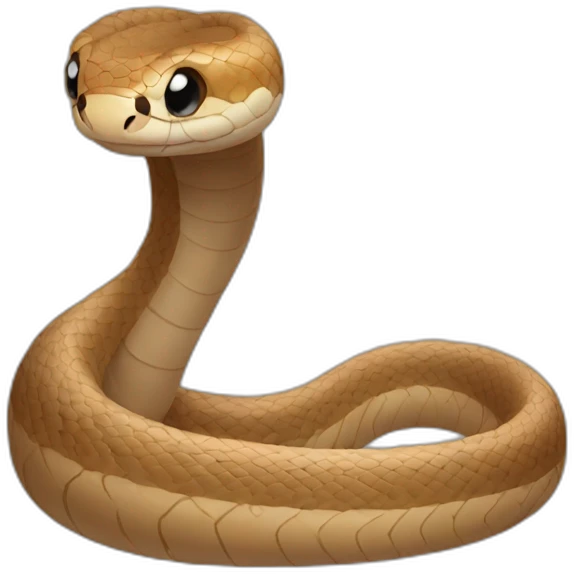 Baby  brown snake emoji