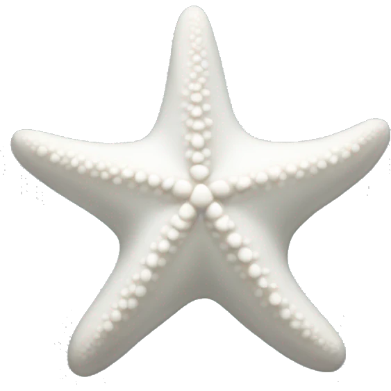 White starfish  emoji