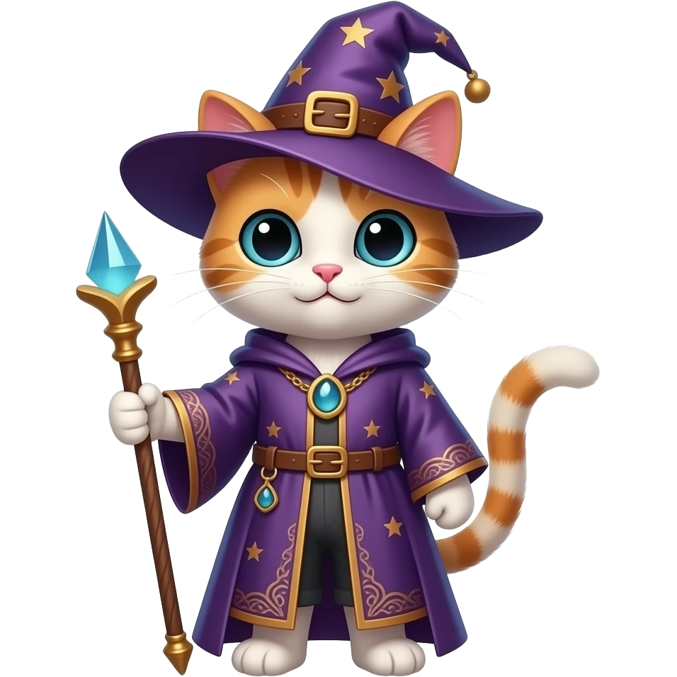 cat wizard emoji