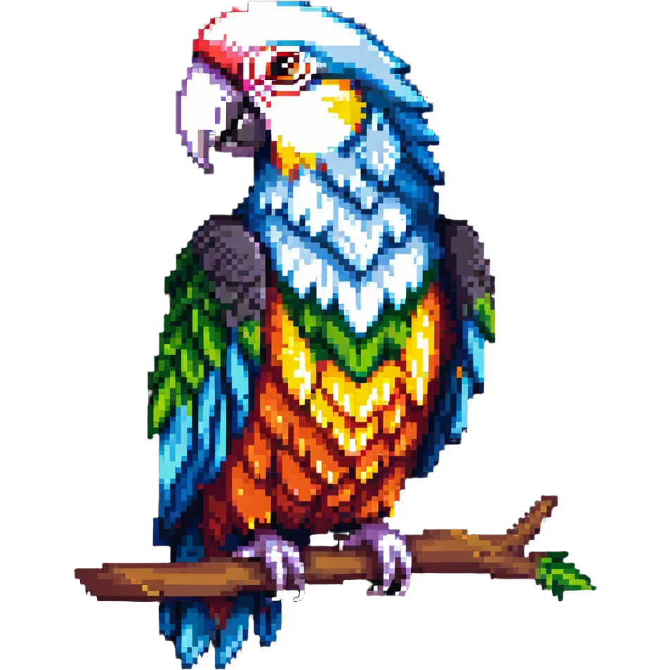 colorful party parrot emoji