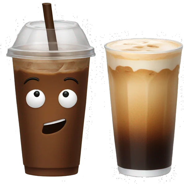 Ice coffee  emoji