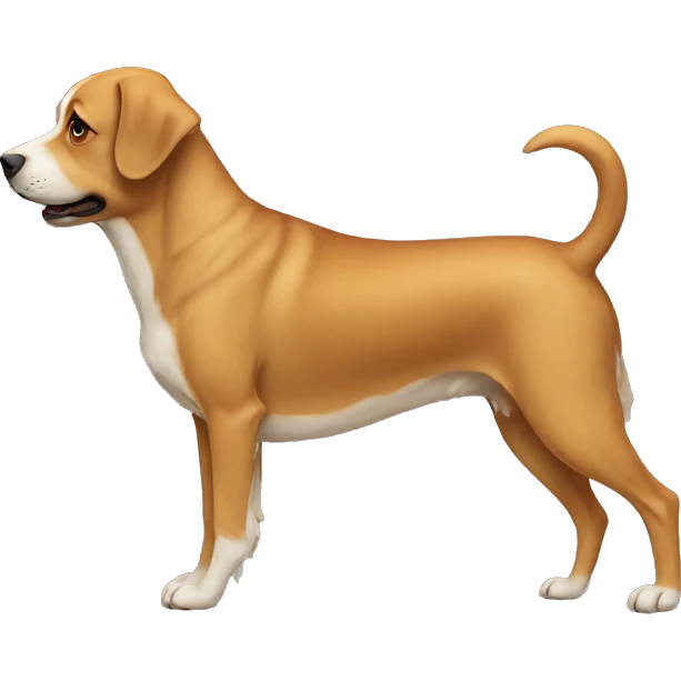 Dog on dog on dog on dog emoji