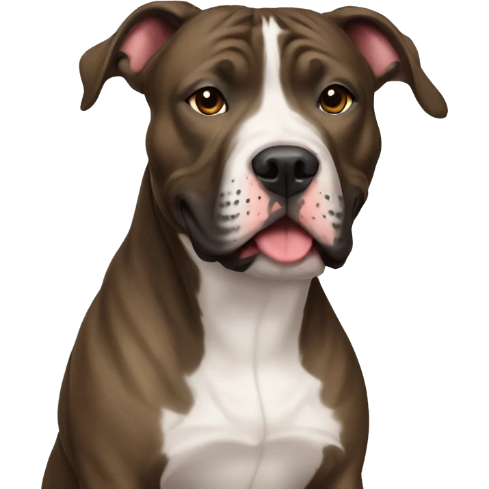 Brindle Pitbull emoji