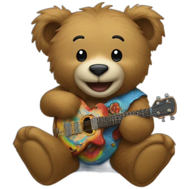grateful dead bear emoji