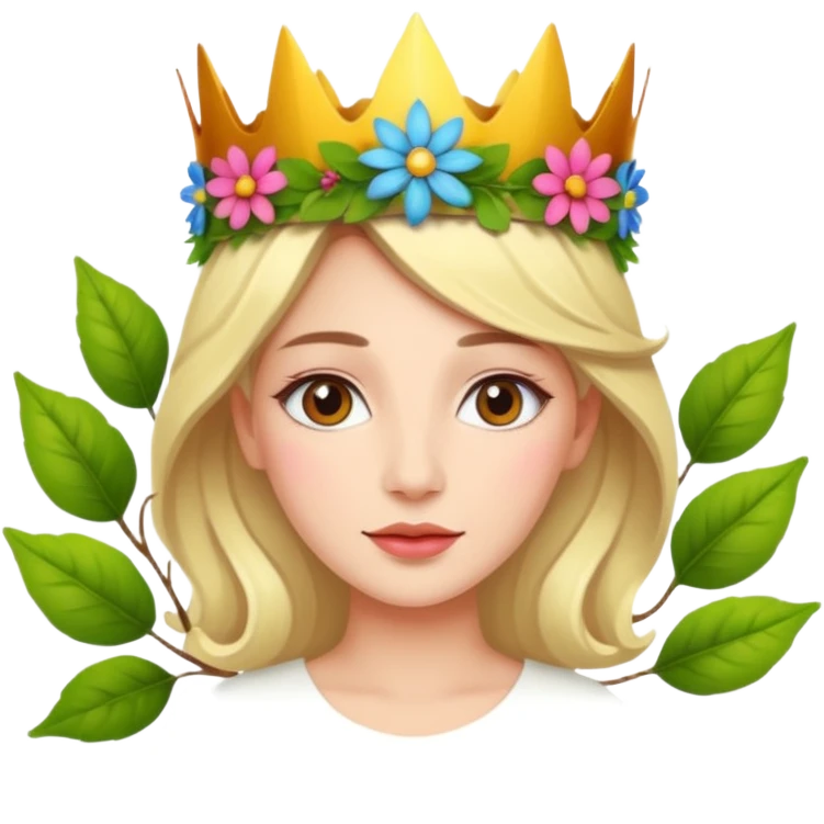 Nature queen emoji