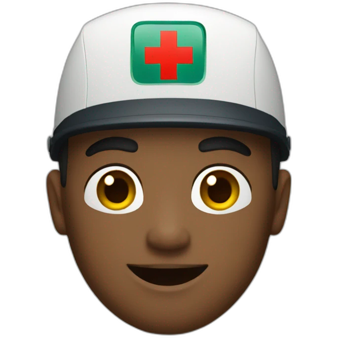 Ambulance man emoji