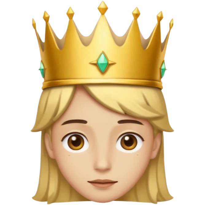 aggiungi una corona sulla testa emoji