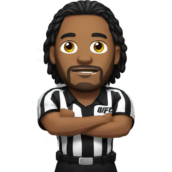 ufc referee herb dean shrugging his shoulders emoji