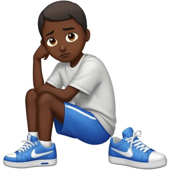 sad sneaker emoji