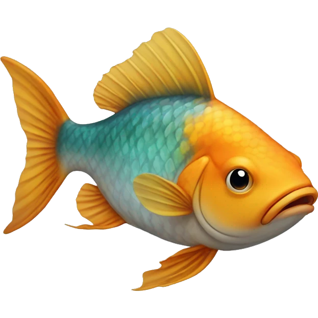 Fish wearing a  ིྀ emoji