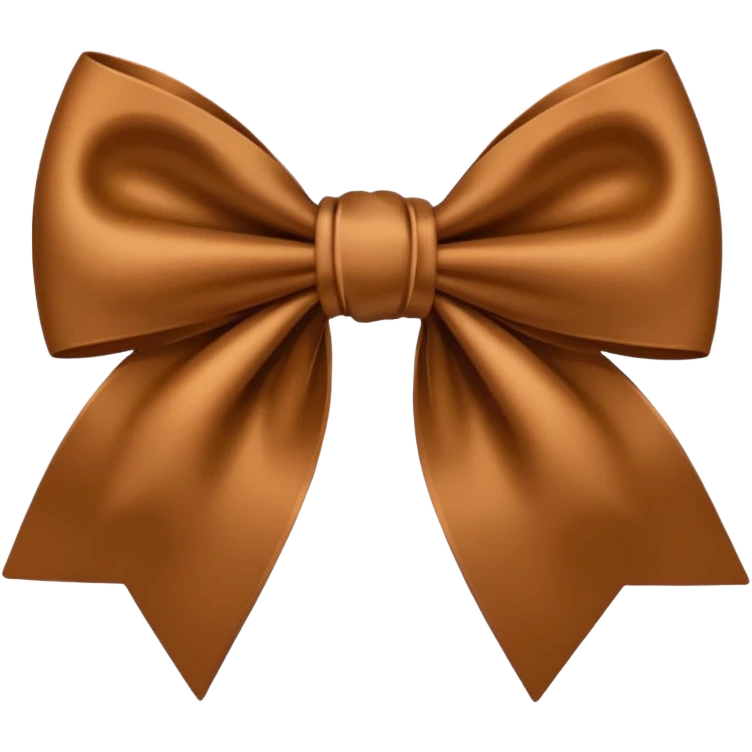 bow brown emoji