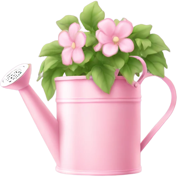 Light Pink watering can emoji