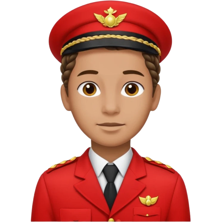 braided haired bellboy no hat emoji