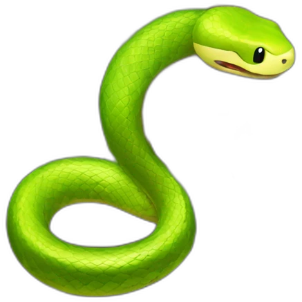 snake on tree emoji