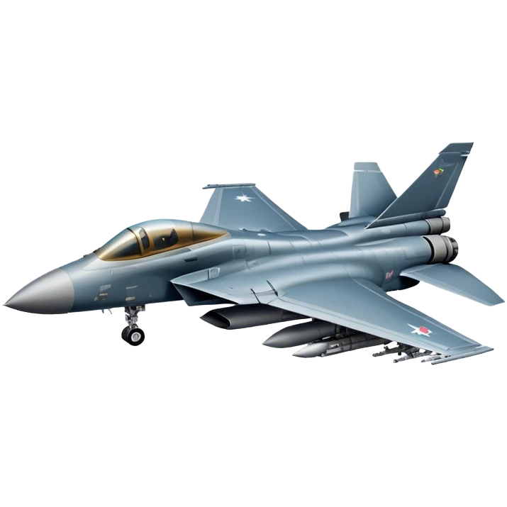 military fighter emoji