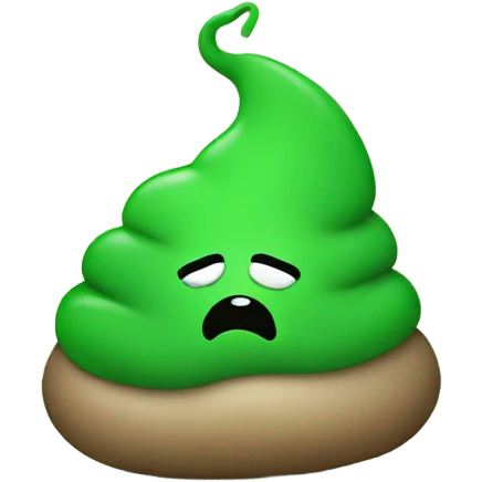 Green poop emoji