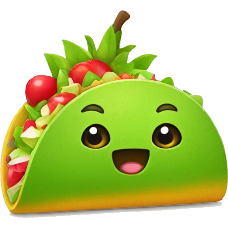Fruit taco emoji