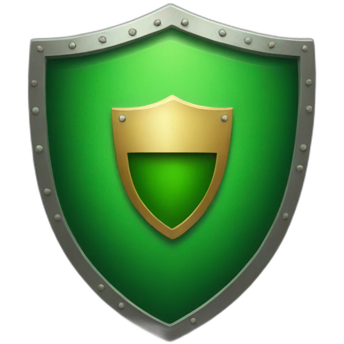 green shield emoji