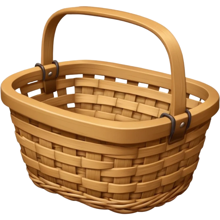 empty wicker basket emoji