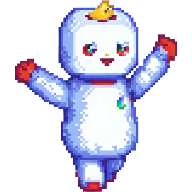 labobo character, dynamic pose emoji