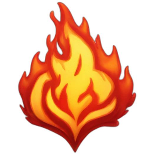 Fire heart emoji