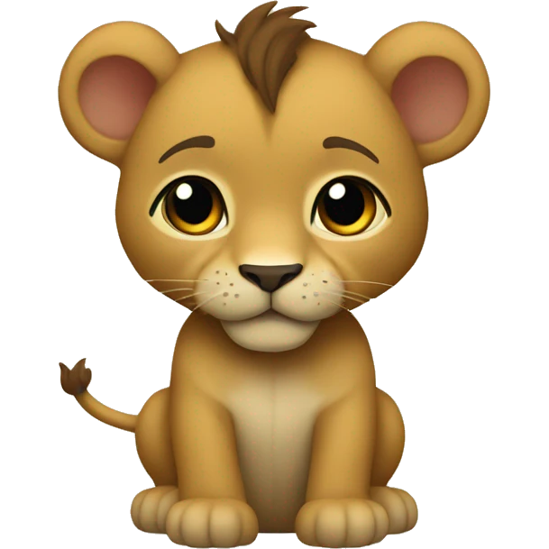 León bebe  emoji