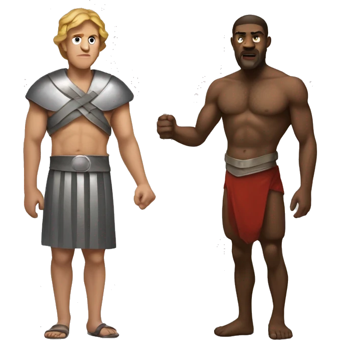 david vs goliath  emoji