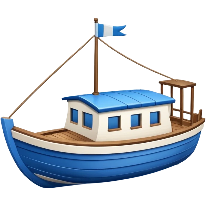 boat in cartoon  emoji