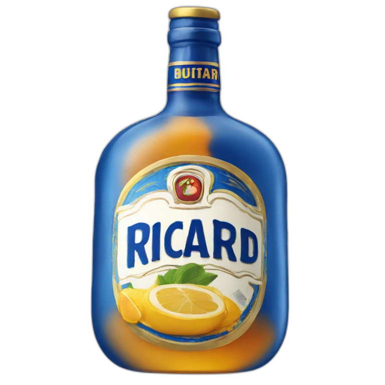 Bouteille de Ricard  emoji
