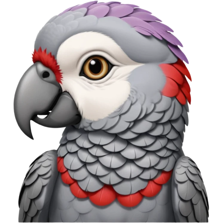 African grey emoji