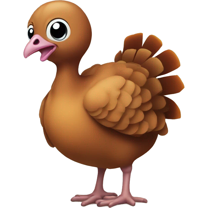 Baby turkey emoji