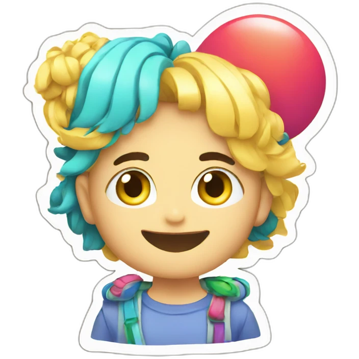 Party paper sticker  emoji