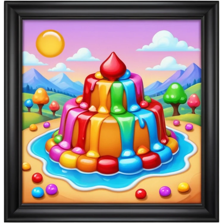 melting candy renaissance landscape emoji