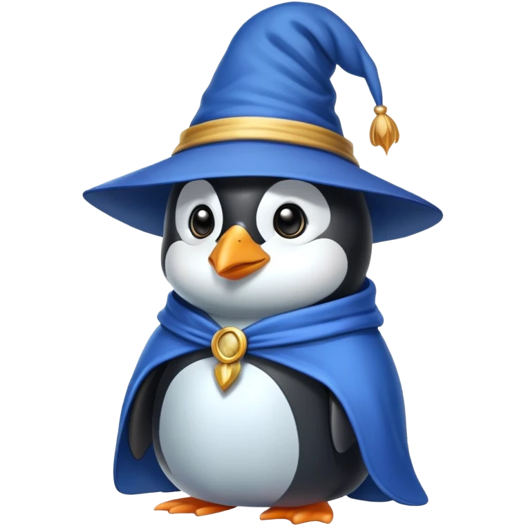 Penguin Wizard emoji