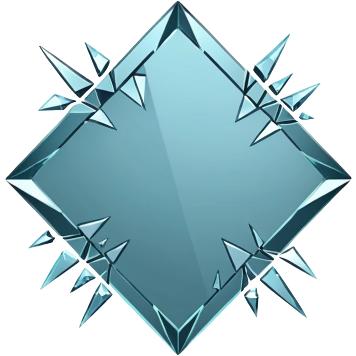 shattered mirror emoji