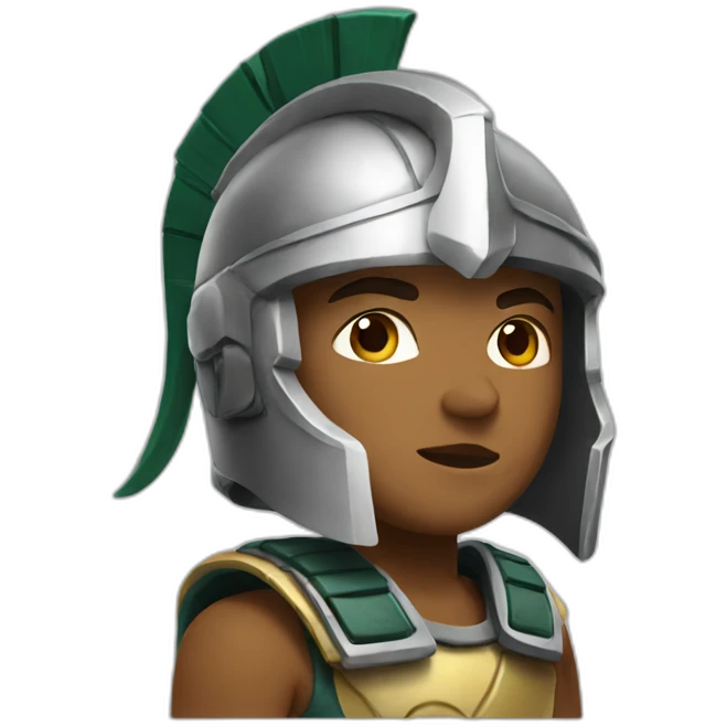 Spartan kid emoji