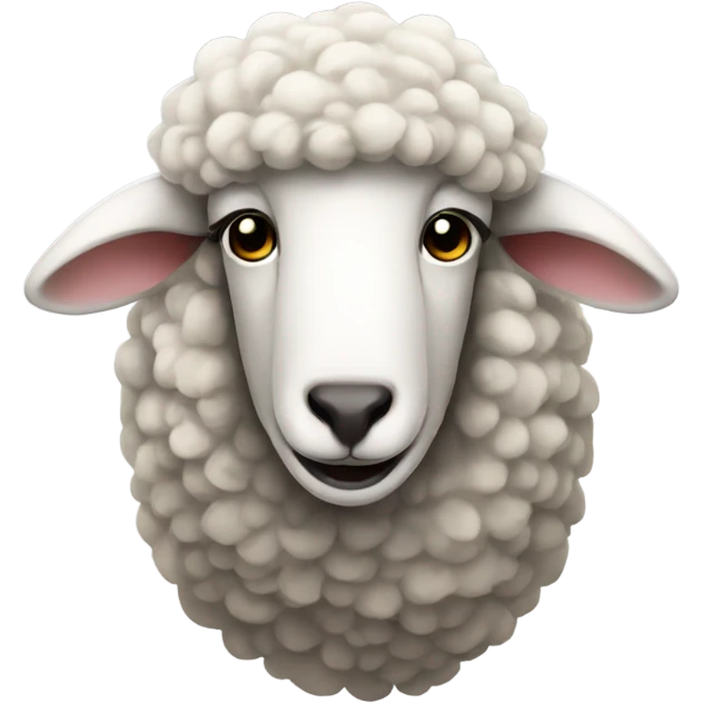 Sheep doodle emoji