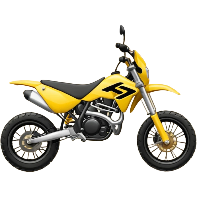 Supermoto dirt bike emoji