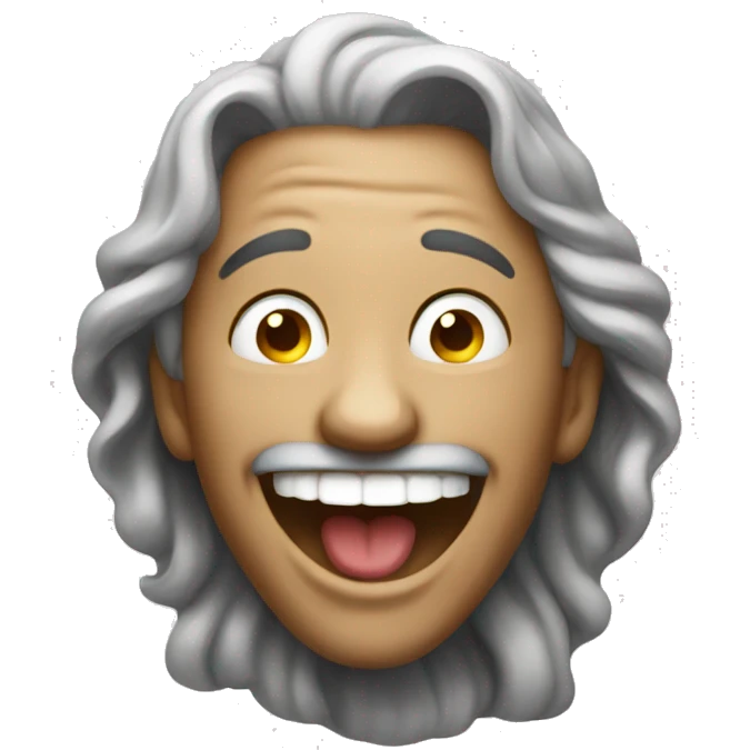 laughing but not funny emoji