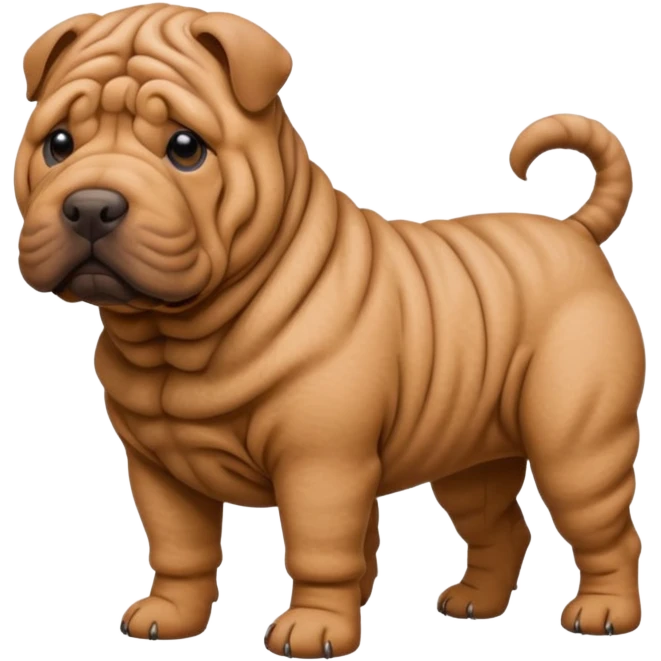 Sharpei brown emoji